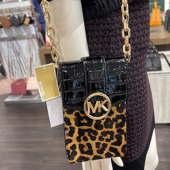 Michael Kors Carmen Small NS Phone XBODY HairCalf
Black Multi - Picture 2 of 16